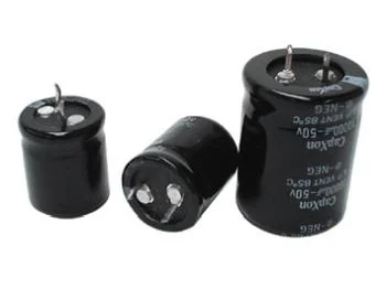 470uF / 400V Lodret elektrolyt, snap-in, Ø35x40mm (85°C)