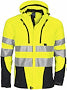 SOFTSHELLJAKKE GUL/SORT M