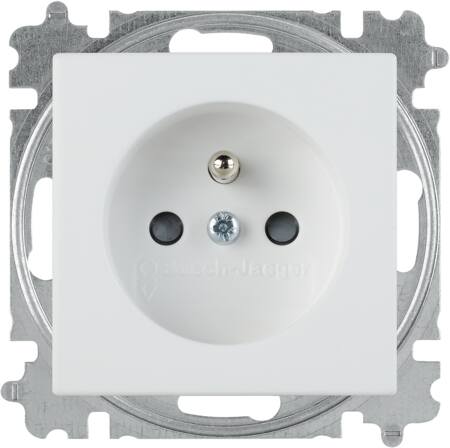 B55 PIN-STIKKONTAKT, MAT HVID