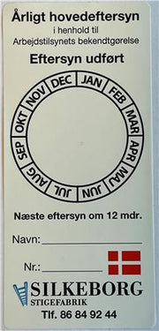 MÆRKAT EFTERSYN UDEN ÅRSTAL