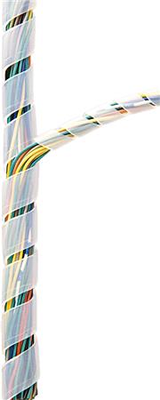 SPIRALSLANGE Ø 6MM SORT