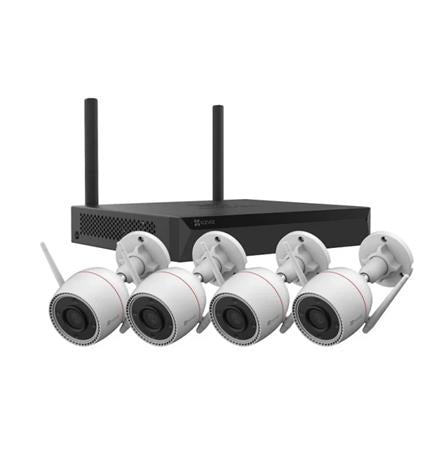 H3C NVR KIT, 4 STK KAMERA OG 1 OPTAGER