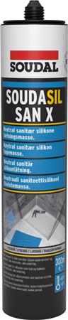 SANITETSSILIKONE FUGEMASSE 300ML TRANS.