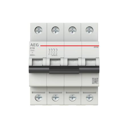 AUTOMATSIKRING C25A 4P 6KA 4M