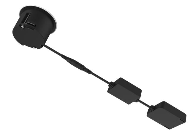 DIOSPOT 50 supreme sort rund 7W 930 571lm 38