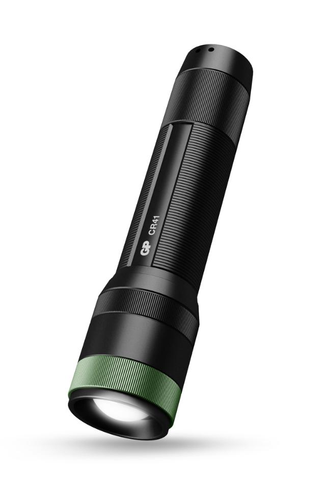 GP lommelygte CR41 LED 600lm 1x18650, inkl.