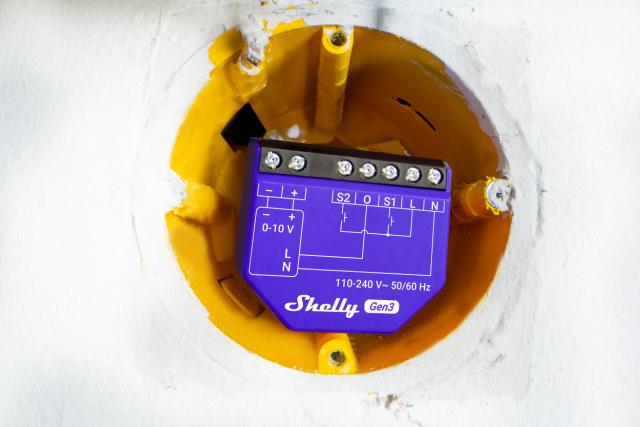 Shelly PM Gen3 Dimmer 0/1-10V styring