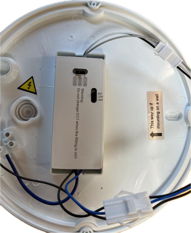 DIOLUM PLF GO 18W LED hvid 1600lm 830 Ø21cm PIR