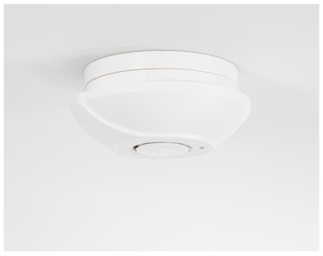 Røgalarm m/9V batt.back-up 230V, serieforb.optisk