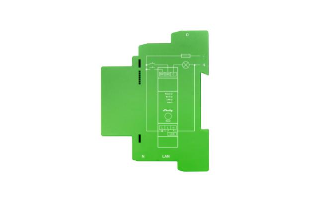 Shelly Pro Dimmer 1PM - WiFi tavlelysdæmper 200W