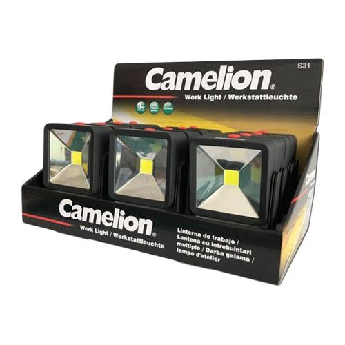 Camelion arbejdslygte 3W LED 200lm inkl. 3xAAA
