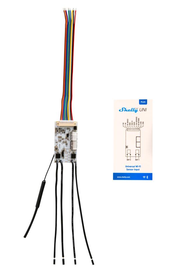 Shelly Plus Uni - WiFi analog og digital input