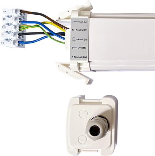 DIOLUM Industar II 60W 840 8400lm IP65 L1500 Nødb.