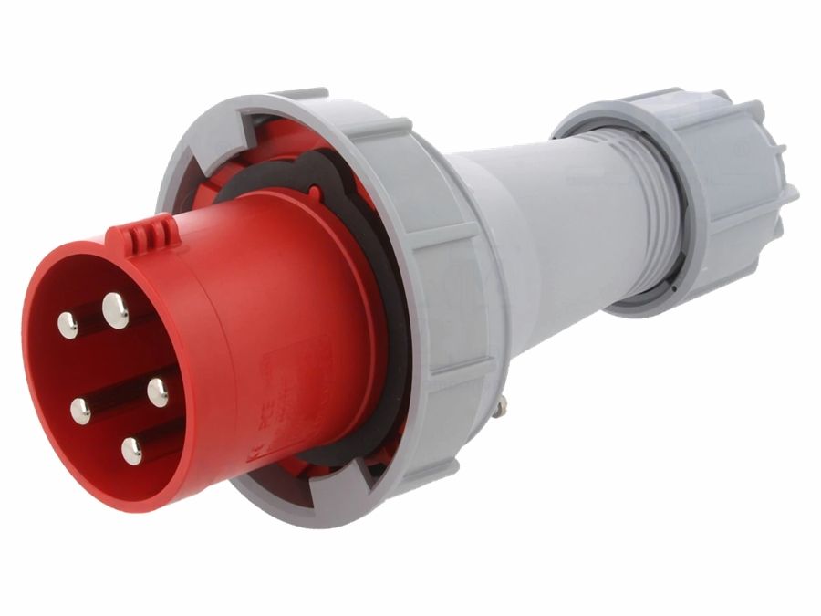 CEE kraftkabel stikprop - 400V 63A, 3P+N+Jord (IP67)