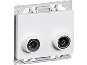 OPUS 66 Antenneudtag TV/R slutdåse Class A+, Hvid (TD301)