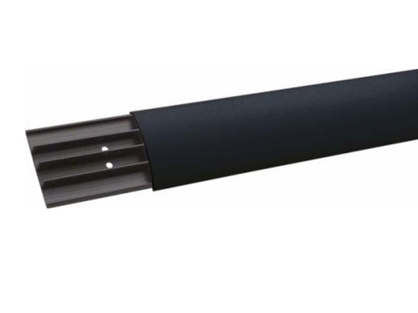 GULVKANAL 18X73 MM SORT RAL 7021 2 METER