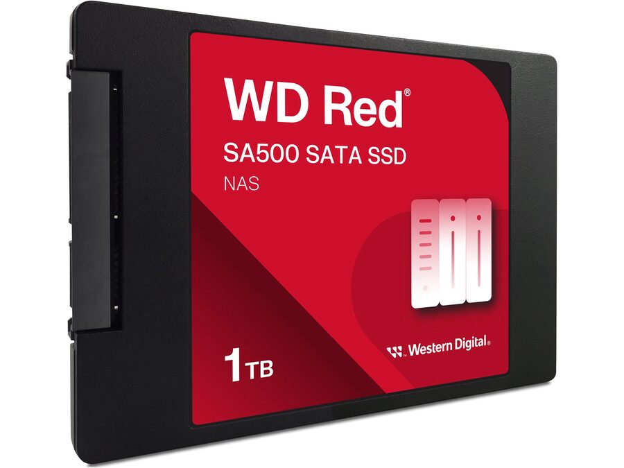 WD Red SA500 NAS SATA SSD, 1TB 2.5" SATA-600