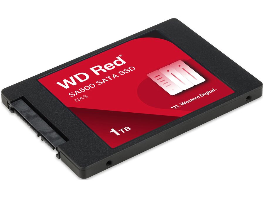 WD Red SA500 NAS SATA SSD, 1TB 2.5" SATA-600