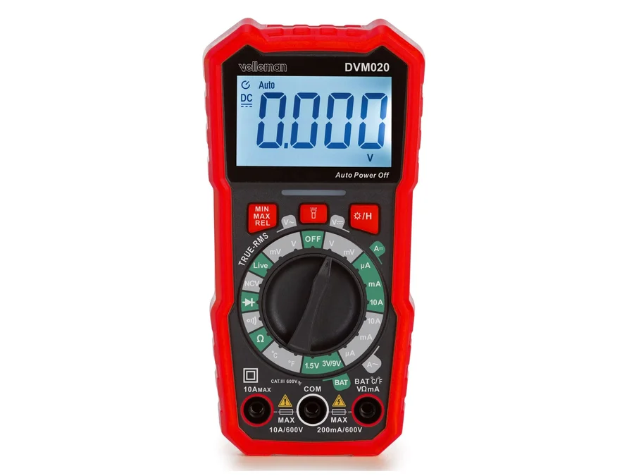 DVM020 Universal rugged true RMS digital multimeter CAT III