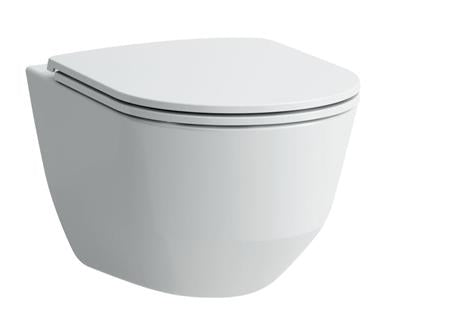 Laufen Pro væghængt toilet, uden skyllekant, rengøringsvenlig, hvid