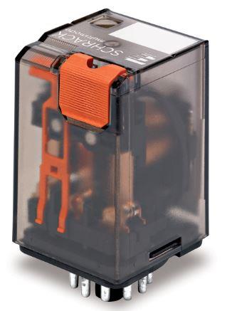 SCHRACK RELÆ 11 BEN, 24VDC +LED 3C/O 10A