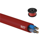 KABEL EQQXB 1X2X1,0 RØD RING 100 M