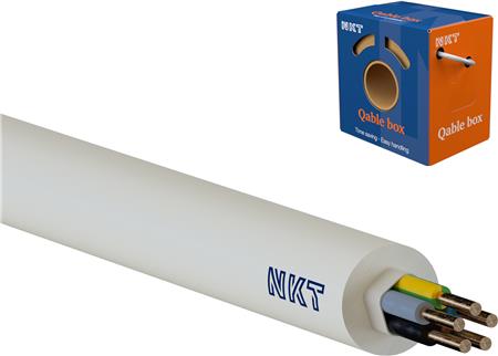 KABEL 5G2,5 NOIKLX 90 DCA LYSEGRÅ BOX25