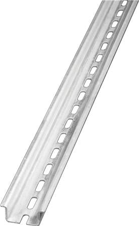 DIN-SKINNE 15MM HØJ, 5,2X25MM HUL