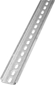 DIN-SKINNE 7,5MM HØJ, 5,2X25MM HUL