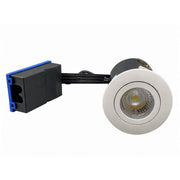 DAXTOR EXO BLUE 95 indbygningsspot inkl. GU10 LED, hvid, 6W, 3000K, dæmpbar