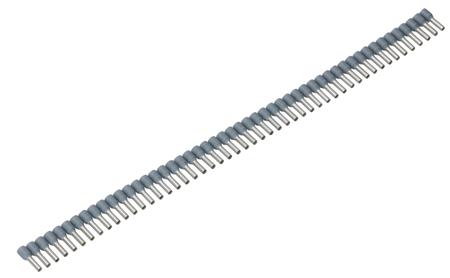 TERMINALRØR GRÅ 2,5MM BÅND