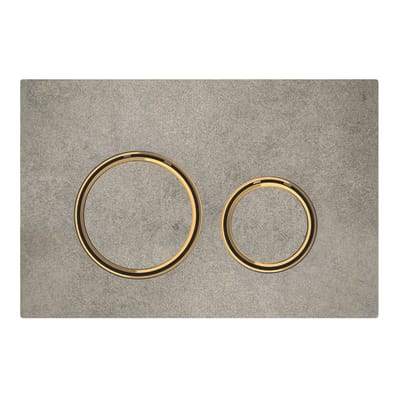 Geberit Sigma 21 betjeningsplade i beton/messing