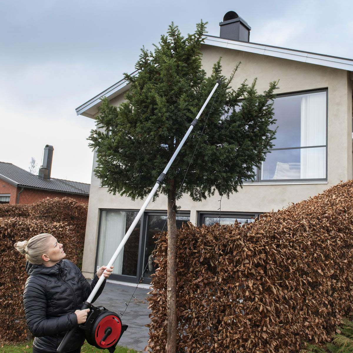Konstsmide Lyskæde håndtag, teleskopisk rør
