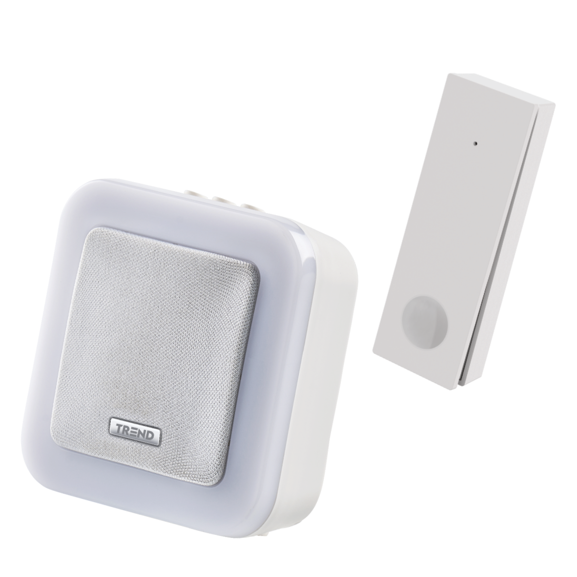 TREND New Premium Bluu Trådløs Dørklokke batteri hvid