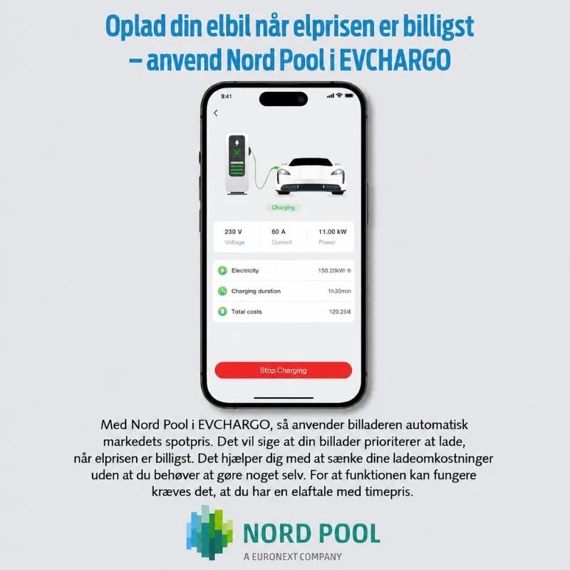 Evon one PLUS - All in One Ladestation 11kW m. WIFI/4G med SIM-kort 7 Meter