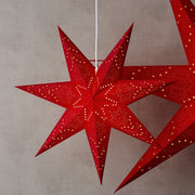 Star Trading Sensy rød Papirstjerne 60 cm