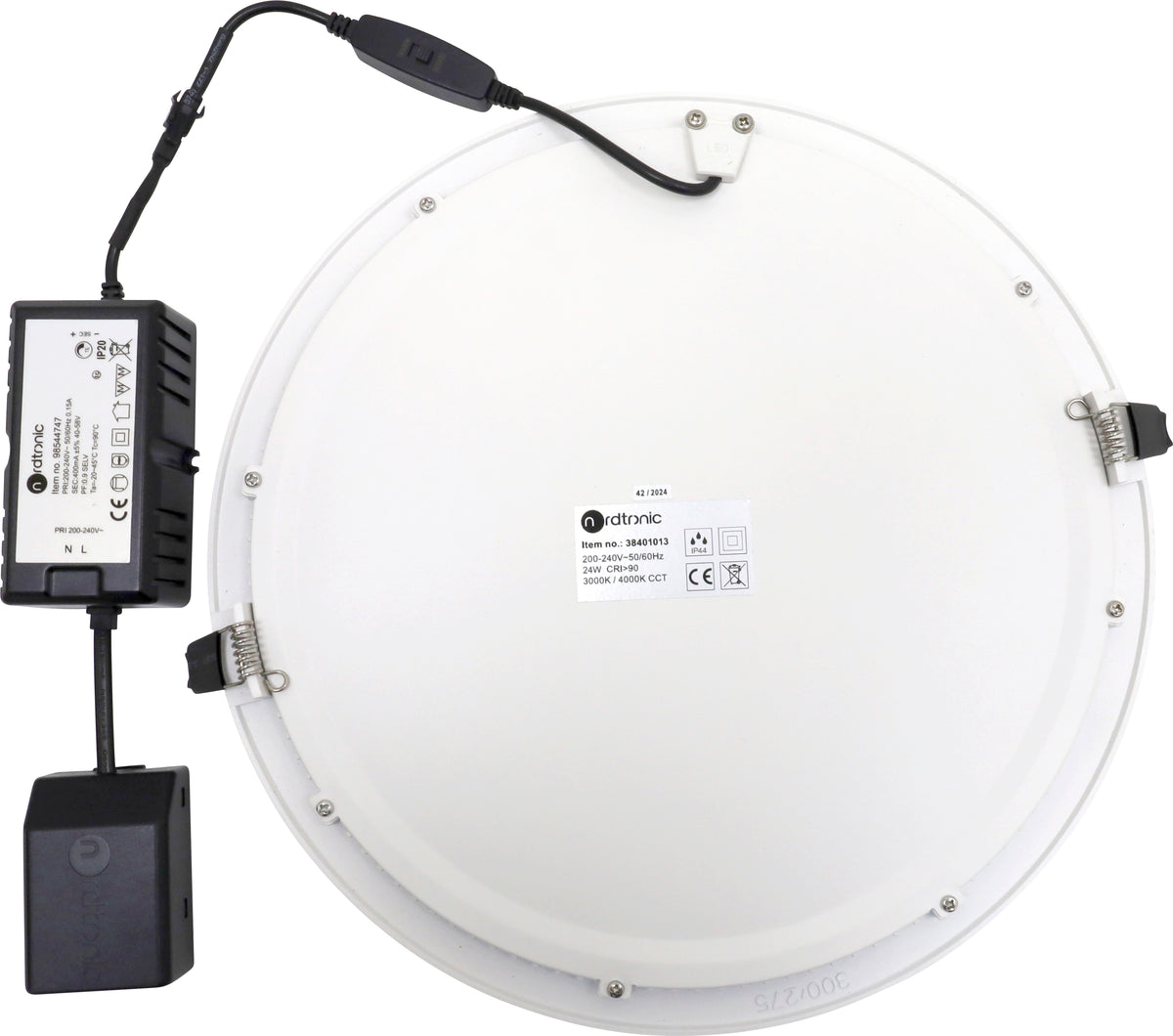 Downlight Lucette G2, 24W CCT 3000/4000K, Ø300 mm