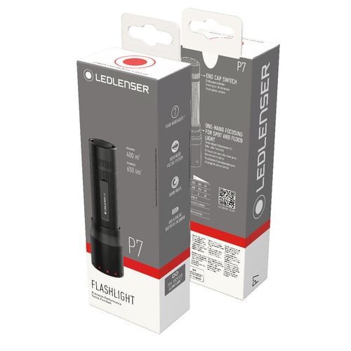 LEDLENSER P7 LYGTE (LR03) AAA 650 LM