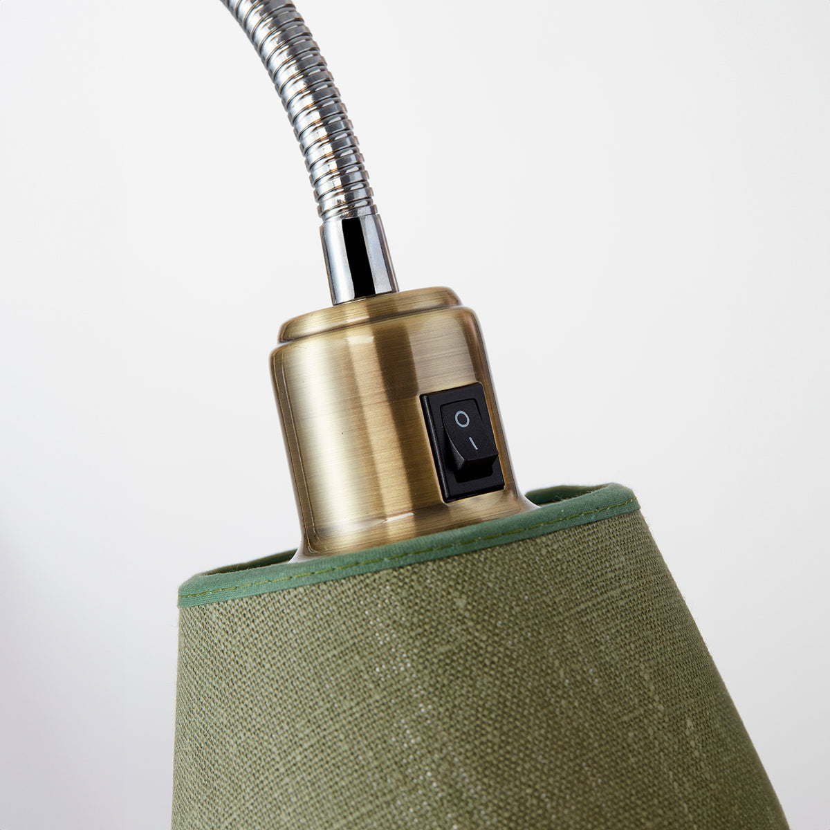 Trafik Guldlampe 3xE27 H135cm, antik messing