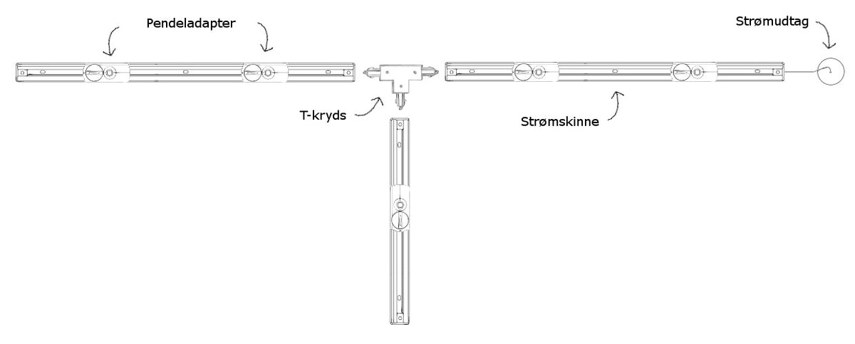 Pendel ADAPTOR f. Halo-Track sort
