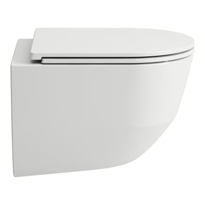Laufen Pro kompakt væghængt toilet, uden skyllekant, hvid