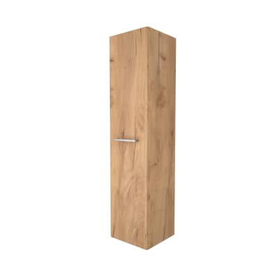 Sanibell Basicline højskab med greb 150x35x35cm whiskey eg