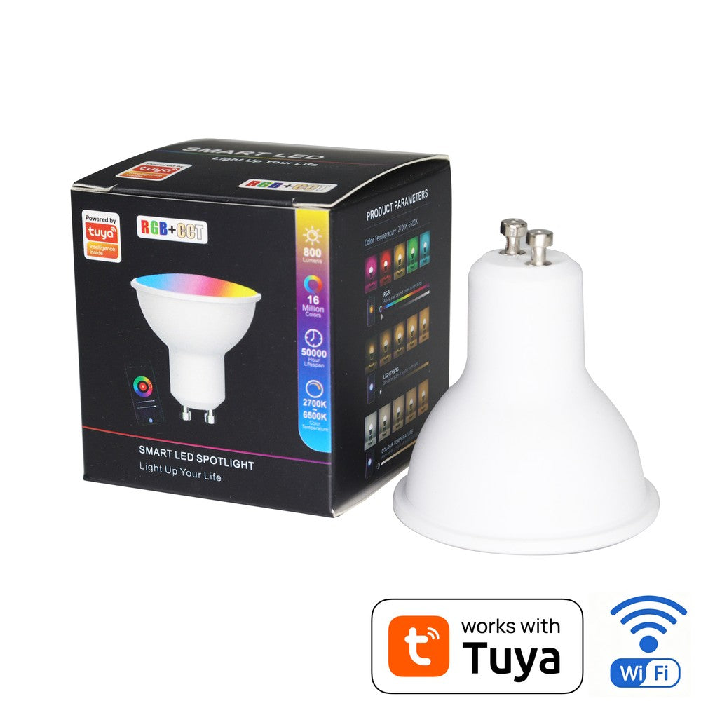 Dæmpbar: Via Smart Home, Kulør: RGB + CCT (Varm til Kold Hvid)