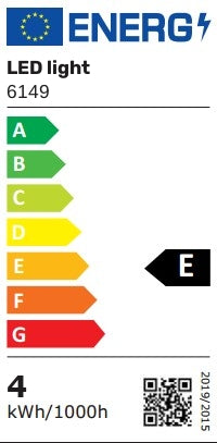 LED-pære C35 E14 230V 4W klar glødetråd Spectrum - 450lm - RA80