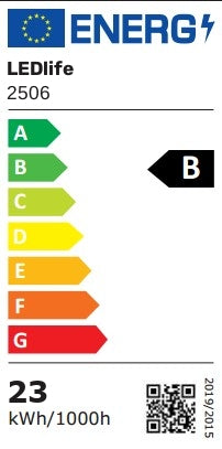 LEDlife T5-ULTRA145 EXT - Dæmpbart LED rør, 23W, 144,9 cm, erstatter 30W lysstofrør