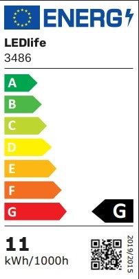 RGB LED akvariearmatur - 112 cm, 11W, med sugekopper, IP67 og memory funktion