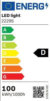 100W LED højtopløsningsarmatur - 120lm/W, IP65, 90 graders spredning