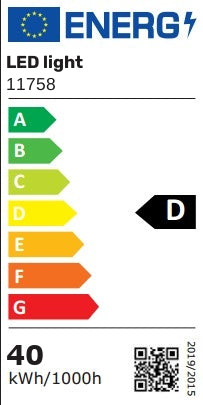Spectrum 120x30 Bageley LED panel - 40W, hvid kant