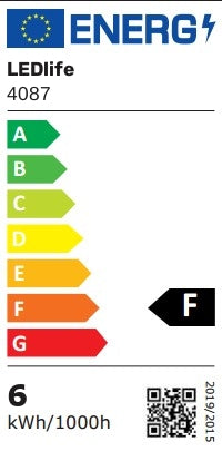 Fleksibel Neon Flex LED-strips - 5 meter, 6W/m, IP65, 12V