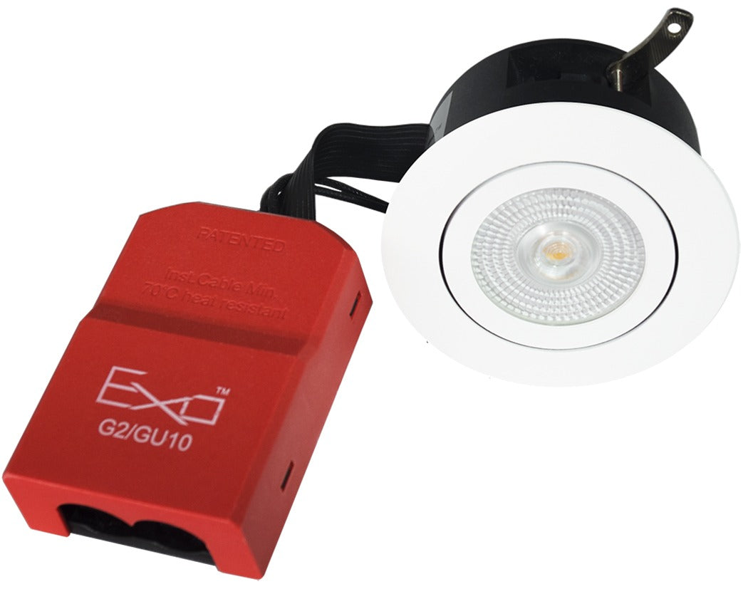 EXO 42 G2 Low Profile GU10 S-M-WH Ø88 (EXCL. LYSKILDE)